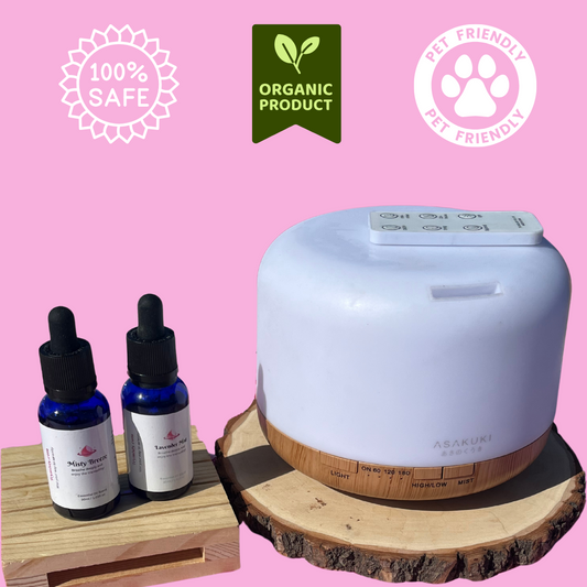 TryMisty Dog Odor Diffuser - Two Pet Safe Oils Included FREE